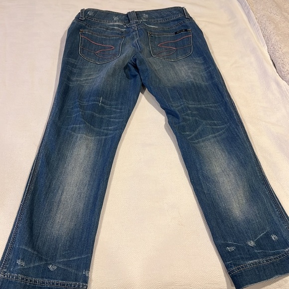 Seven 7 jeans size 29 wide leg bottoms - Picture 4 of 11